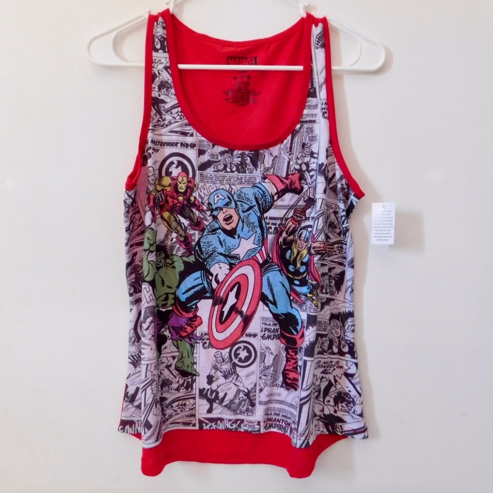 Marvel Comics New Women's Medium Tank